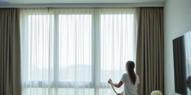 Delicate fabric curtain stain removal silk velvet sheer doveton-vic treatment