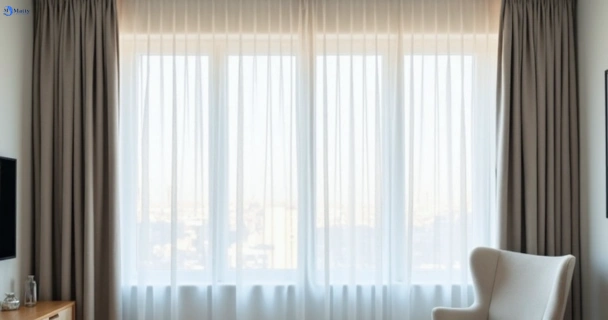 Restored vibrant drapes in doveton-vic QLD after Matty Curtain Cleaning